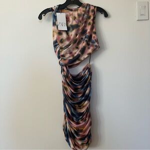 NWT ZARA CUT OUT MINI DRESS